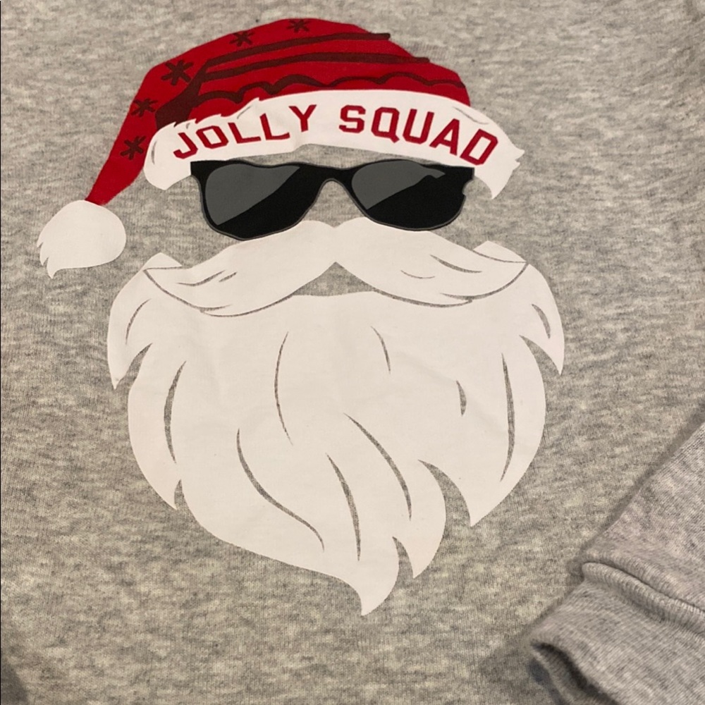 The Children's Place Gray and Red Pajama Sets with Santa Claus Design - Picture 3 of 9